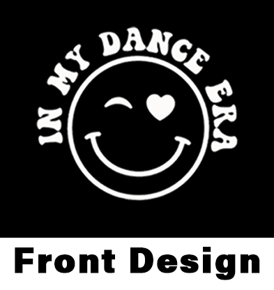 Adult "In My Dance Era" Smiley Heavy Cotton T-Shirt
