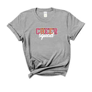 Adult "Cheer Squad Cheetah" Heavy Cotton T-Shirt