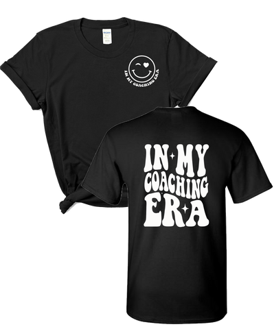 Adult "In My Coaching Era" Smiley Heavy Cotton T-Shirt