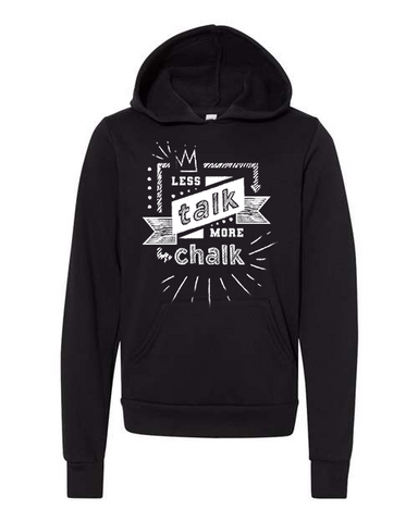 Youth "Less Talk More Chalk" Fleece Pullover
