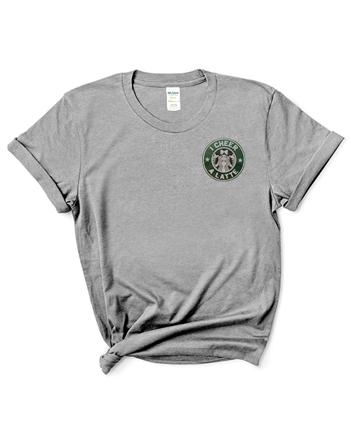 Adult "Cheer A Latte" Heavy Cotton T-Shirt
