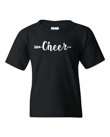 Youth "Cheer Arrow" Heavy Cotton T-Shirt