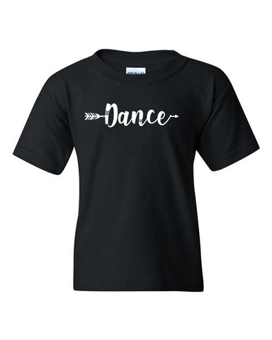 Youth "Dance Arrow Heavy" Cotton T-Shirt