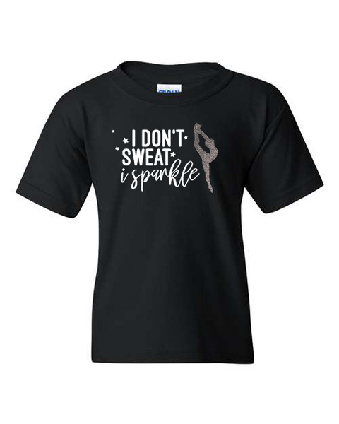 Youth "I Don't Sweat I Sparkle" Heavy Cotton T-Shirt