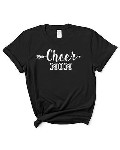 Adult "Cheer Mom" Heavy Cotton T-Shirt