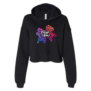 Women's "Fear the Bow" Cropped Fleece Hoodie