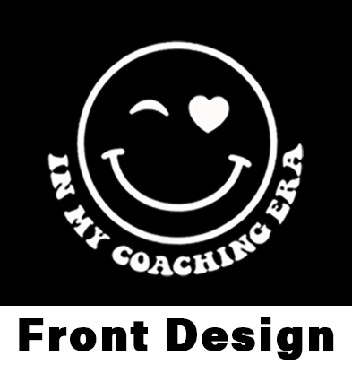 Adult "In My Coaching Era" Smiley Heavy Cotton T-Shirt