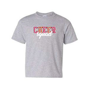 Youth "Cheer Squad Cheetah" Heavy Cotton T-Shirt