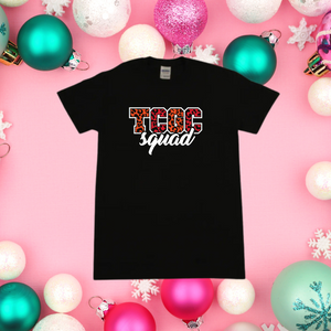 TCGC Squad Black T-Shirt:  ADULT