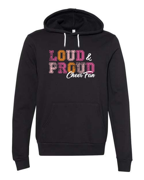 Adult "Loud & Proud Cheer Fan" Fleece Pullover