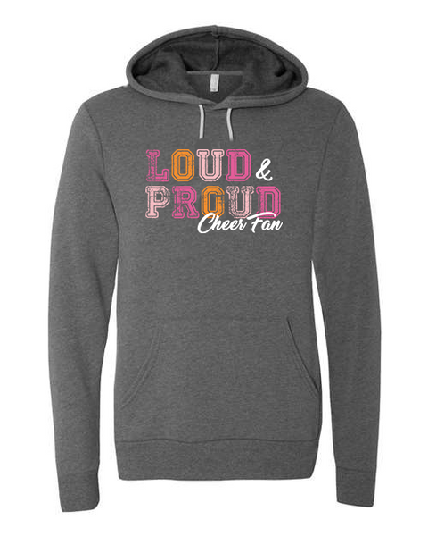 Adult "Loud & Proud Cheer Fan" Fleece Pullover