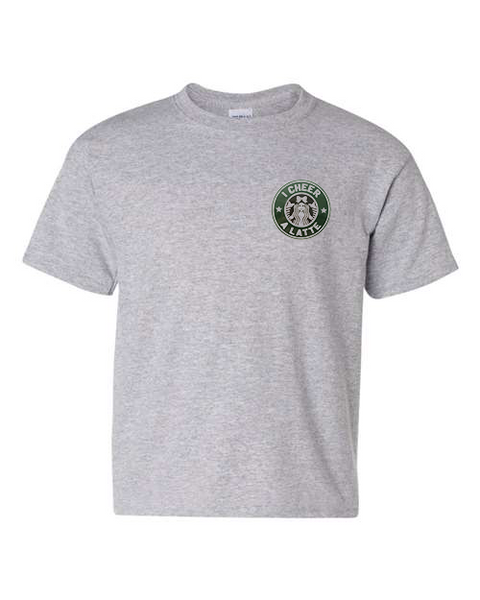 Youth "Cheer A Latte" Heavy Cotton T-Shirt