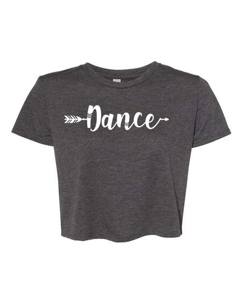 Women's "Dance Arrow" Flowy Cropped Tee