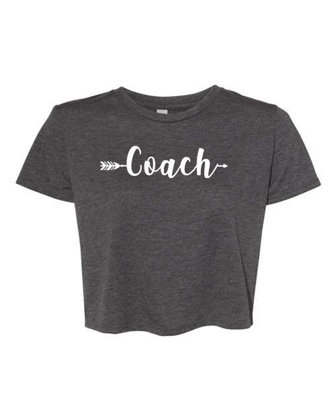 Women's "Coach Arrow" Flowy Cropped Tee