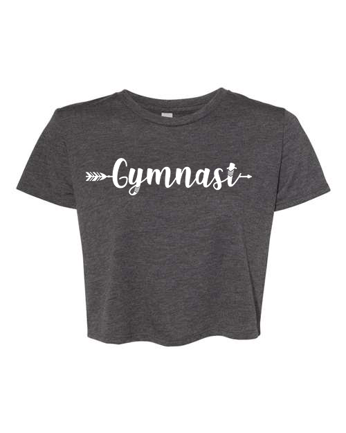 Women's "Gymnast Arrow" Flowy Cropped Tee