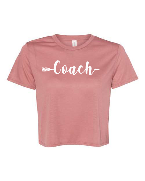 Women's "Coach Arrow" Flowy Cropped Tee