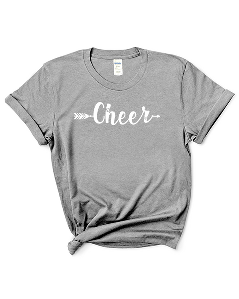 Adult "Cheer Arrow" Heavy Cotton T-Shirt