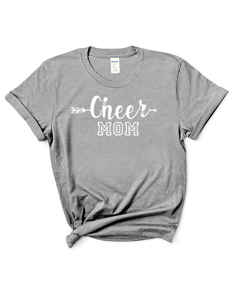 Adult "Cheer Mom" Heavy Cotton T-Shirt