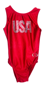 Red Ozone USA Leotard