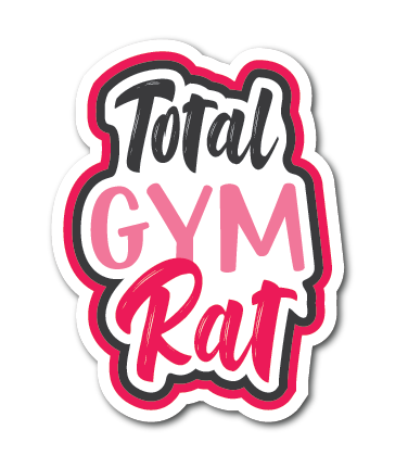 TOTAL Gym Rat Themed Stickers